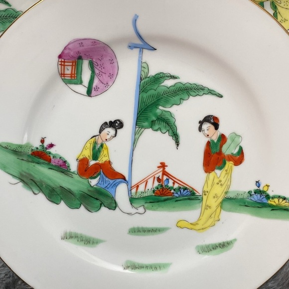 3 Antique Chinese Hand painted porcelain plates - Picture 16 of 16